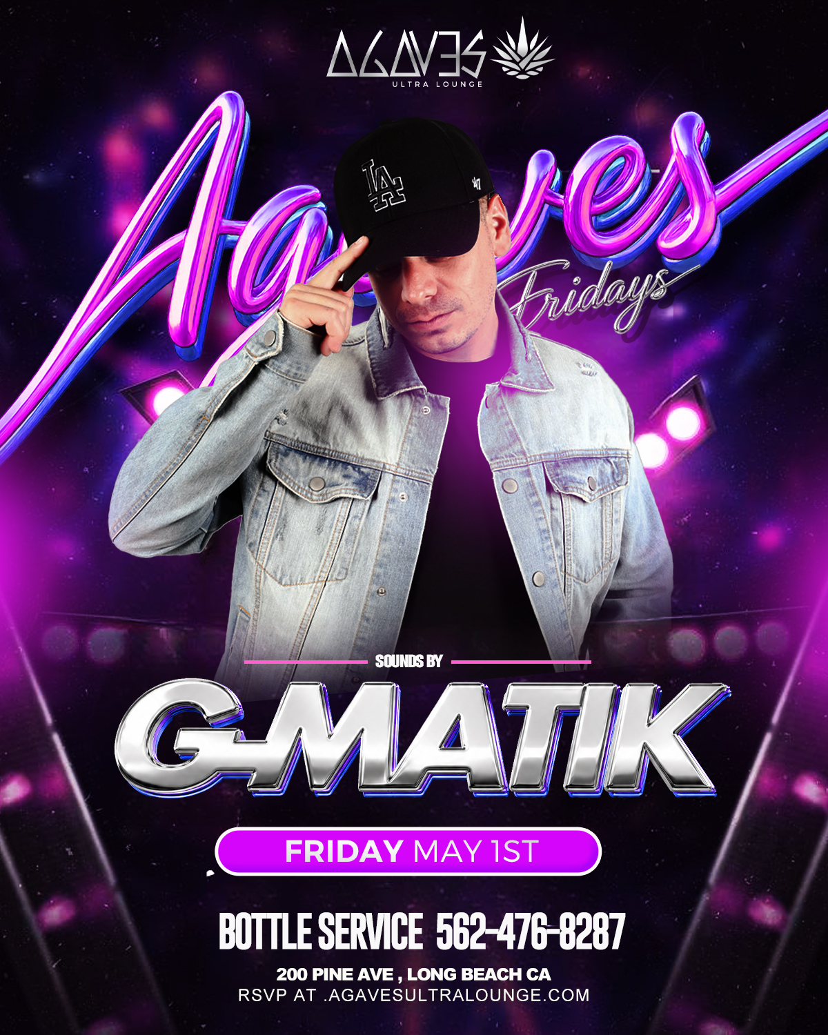 Agaves Friday | Free Guestlist Before 11pm  Agaves Ultra Lounge | Downtown Long  Beach